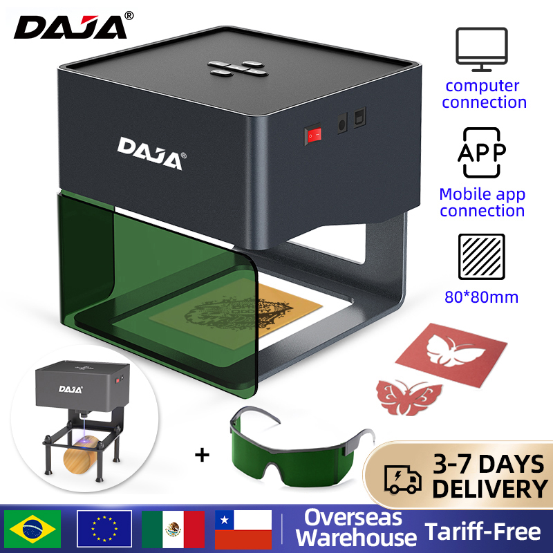Industrial Laser Cutting - DAJA DJ6 Mini tragbarer Lasergravierer Diy