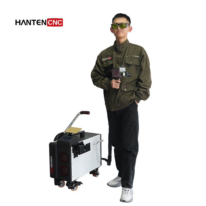 Industrial Laser Cleaning Equipment - Pulslaser-Reiniger 500W Luftgekühlt Tragbares Handgerät zur
