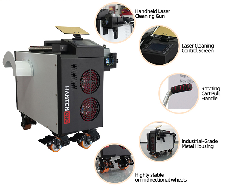 Pulslaser-Reiniger 500W Luftge – Industrial Laser Cleaning Equipment Bewertung und Preis