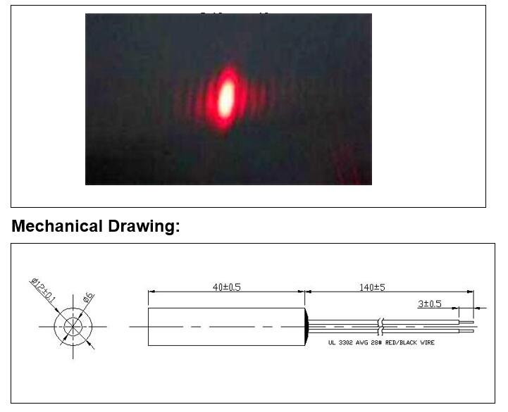D12 x 40 mm, 650 nm, 660 nm, 5 – Industrial Laser Tag Bewertung und Preis